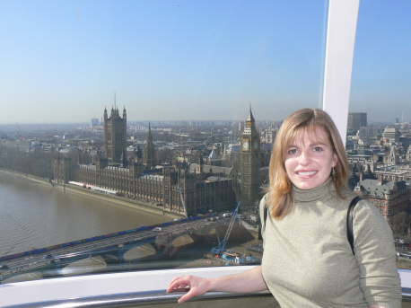 Cass on London Eye