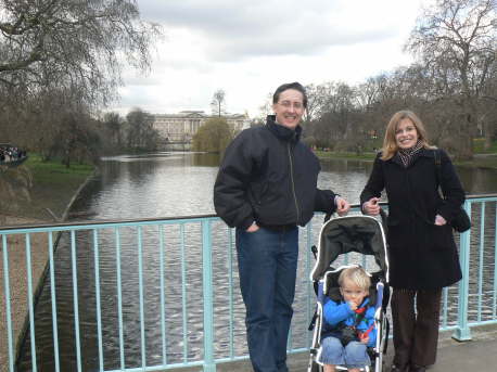 In St James park with Joshua