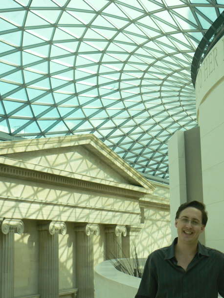 Mike & museum ceiling