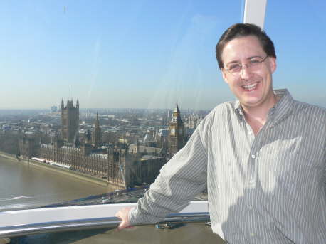 Mike on London Eye