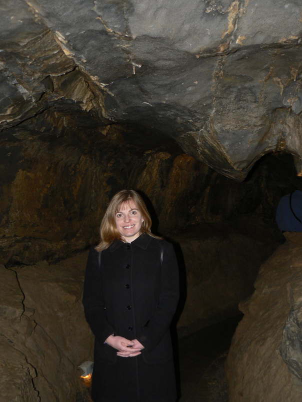 In a cave under the Burren