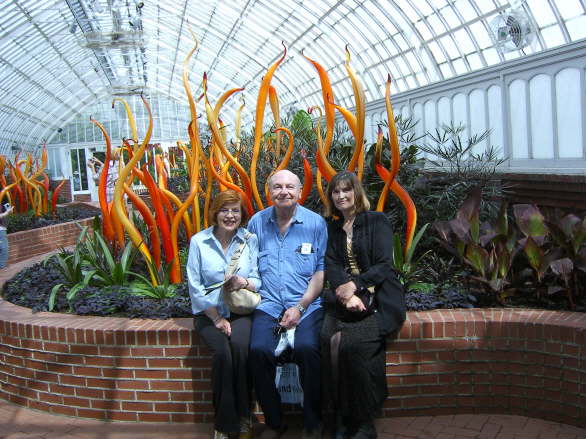 With Isaiah & Susan Zimmerman in Phipps Conservatory