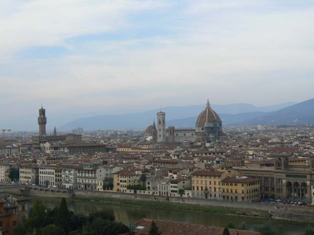 View from Piazza Michaelangelo