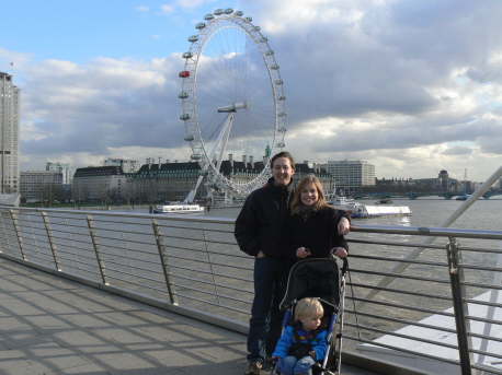 With Joshua at London Eye